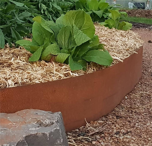 Borde de Jardín de Acero Corten para Patio, Estilo Art Deco, Resistente a la Intemperie, Dimensiones Personalizables, para Interiores y Exteriores, Corte Láser con Diseño Floral - Product Image 5