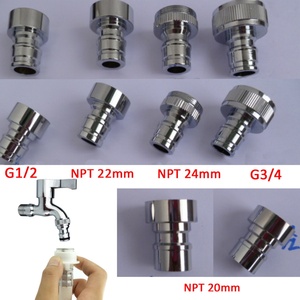 Adaptateur de robinet pour lave-vaisselle avec filetage femelle G1/2" et raccord rapide pour tuyau, adaptateur de robinet pour machine à laver - Product Image 3