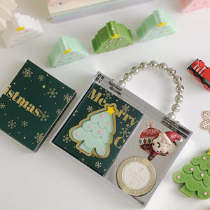 Juego de Velas Aromáticas con Forma de Árbol de Navidad, en Caja de Regalo, Decoración Navideña, Velas de Cera de Soya con Fragancia y Aromaterapia - Product Image 4