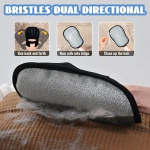 Portable Anti-Static Electrostatic <b>Pet</b> Hair Removal Gloves for Dogs and Cats Grooming - Product Image 1