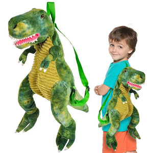 Zaino della peluche dei bambini del <span class=keywords><strong>dinosauro</strong></span> dei giocattoli animali svegli di vendita diretta della fabbrica - Product Image 1