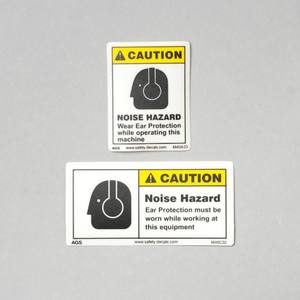 Etiqueta de Advertencia de Peligro de Ruido, Resistente al Agua, al Calor y a los Arañazos, para Equipos Industriales - Product Image 3