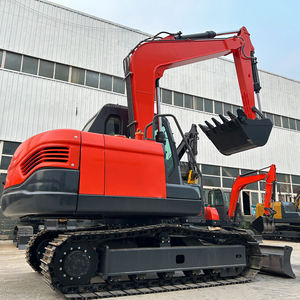 Excavatrice de l'EURO 5 EPA de la CE grande 6 tonnes voie en caoutchouc de 8 tonnes équipement multifonctionnel d'excavation de construction avec la rotation attaquent - Product Image 5