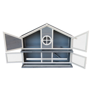Creative New Large American Multi-Layer Wooden Rabbit <strong>House</strong> Anti-Rat Snake <strong>Pet</strong> Breeding Cage with Multiple Rabbit Nests - Product Image 3