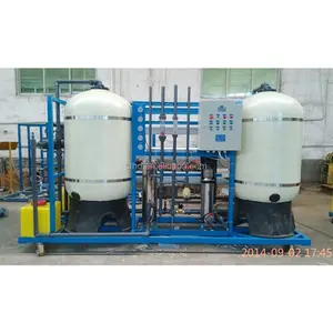 Desalinización de agua de mar móvil purificar equipo de tratamiento Precio de planta