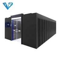 Centro de Datos Modular de Una Sola Fila Venttk, Micro Centro de Datos con Contención de Pasillo Frío para Proyectos de Servidores de IA IDC