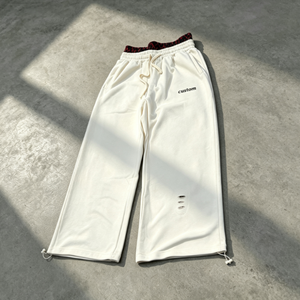 Pantalon de survêtement ample en molleton 100 % coton français personnalisé pour homme, 420 grammes, poids lourd, grandes tailles - Product Image 4