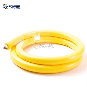 Câble flexible à 4 conducteurs pour chaîne traînée avec gaine en PUR/TPU/PVC et isolation PE/PP
