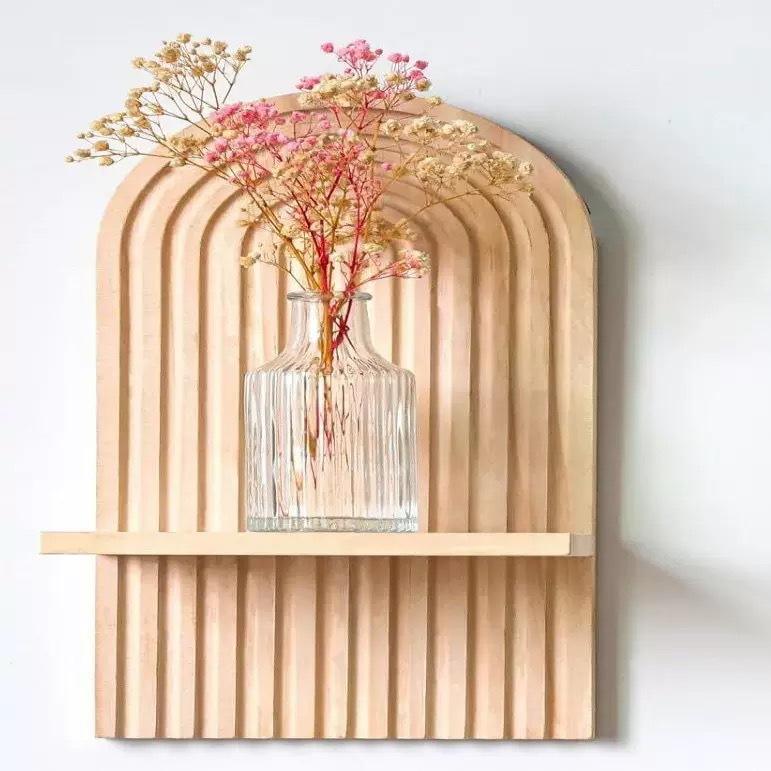 Khaki, 1-Tier, Solid Wood