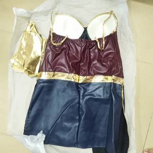 Ecowalson Film Wonder Girl Diana kostum Cosplay Halloween wanita korset pesta gaun Boot penutup kepala aksesoris - Product Image 6
