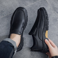 Livraison rapide Nouvelles chaussures décontractées pour hommes Grande taille 39-48 Chaussures de mode Chaussures en cuir pour affaires