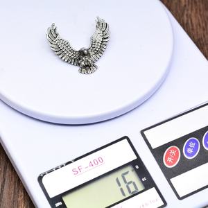 Pendentif en acier inoxydable Earth Eagle, collier pour homme, style rétro punk, street dance, hip-hop, rap - Product Image 5