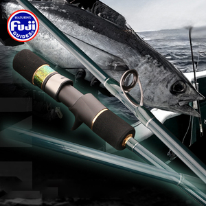 Pesca en agua salada 1,8 m 1,98 M Material de fibra de carbono caña de pescar 2 secciones mango EVA caña de pescar lenta para atún Kingfish <span class=keywords><strong>Seriola</strong></span> - Product Image 2