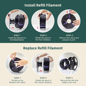 Filament d'imprimante 3D <span class=keywords><strong>Sunlu</strong></span> <span class=keywords><strong>Refill</strong></span> PETG 1,75 mm - Product Image 6