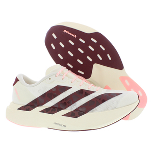 Chaussures Adidas Adizero Evo SL pour femmes Off White Shadow Red Pink Spark Lightstrike Pro Running - Product Image 4