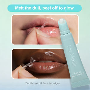 Mascarilla Labial Suavizante de Etiqueta Privada OEM ODM, Prepara los Labios Ásperos para el Color de Labios, Efecto Refrescante de Mentol, Celulosa Vegetal, Suave y Delicada, Desprendible - Product Image 3