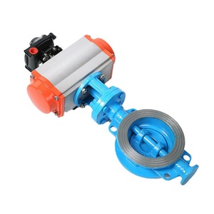 Hsiang Lung Automation Pneumatic Wafer Type Hard <b>Seal</b> Butterfly Valve Stainless Steel Two Way Switch Off Room Temperature - Product Image 2