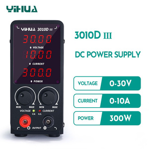 Alimentation CC réglable YIHUA 30V 60V 10A 5A, source d'alimentation de laboratoire numérique à affichage LED, alimentation stabilisée, interrupteur W262 - Product Image 6