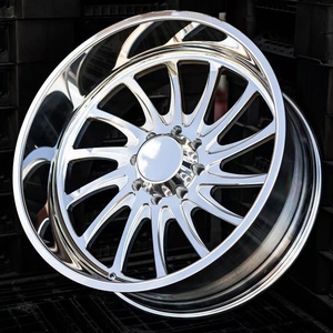 Nouvelles jantes de camion en alliage d'aluminium forgé poli BW 20x12 22x12 22x14 24x14 Super Single Offroad Wheels 8x170 8x180 8x6.5 6x5.5 - Product Image 2