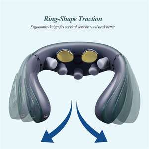<strong>New</strong> Healthpal Oem 630nm Red Light Heat Custom Color Electric <strong>Cervical</strong> Shoulder Massager Neck Massager Electric Pulse - Product Image 4