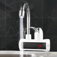 Robinet chauffe-eau électrique instantané HLK, design moderne, poignée unique, affichage numérique de la température LED, robinet de lavabo en plastique pour cuisine