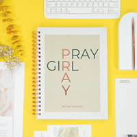 Diario de Oración Personalizado con Impresión en Papel Duro, Biblia, Afirmaciones, Autocuidado, Gratitud, Inspiración, Planificador Espiritual, Manifestación