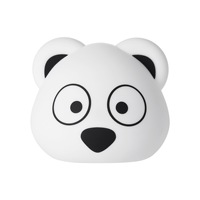 Veilleuse LED en silicone en forme de cochon, rechargeable par USB, à commande par bouton, design de dessin animé pour chevet et bureau