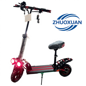 Moto sportive tout-terrain de 11 pouces avec lumières LED colorées, vitesse élevée de 61 à 80 km/h, 72V 501-1000W, pour les trajets quotidiens des adultes - Product Image 1