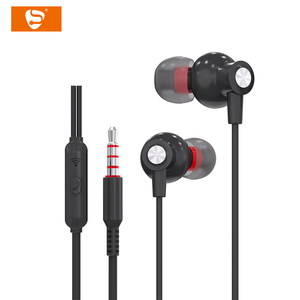 SOMIC TONE D18 Grosir Murah Earphone Kabel 3.5mm OEM ODM Harga Pabrik Earbuds Portabel Headphone dengan Mikrofon untuk Gaming - Product Image 1