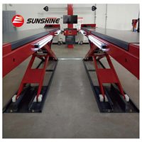 SUNSHINE Scissor Car Lift, Pont élévateur hydraulique robuste pour véhicules, Équipement de service automobile pour garage, atelier et usage commercial