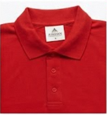 Camiseta Polo Personalizada con Bordado para Hombre |   Camiseta Roja Vibrante, Resistente y Transpirable |   Polo Casual de Manga Corta Liso al por Mayor - Product Image 3