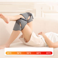 Ceinture de massage chauffante électrique rechargeable par USB avec vibration Shiatsu et télécommande sans fil pour soulager les douleurs au genou
