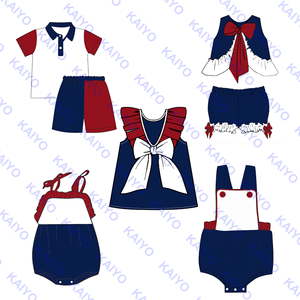 4 luglio baby girl outfit toddler dress and bloomer clothing set Independence Day Clothes - Product Image 1