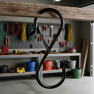 Ganchos Metálicos Resistentes Tipo S, Juego de 36 Piezas, Desmontables, para Almacenamiento en Garaje, Estilo Industrial - Product Image 2