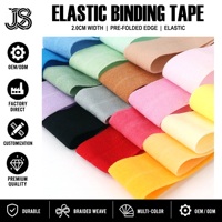 Bande élastique pliante enduite sur mesure de 20 mm, en gros, pour la confection de vêtements et la ceinture de vêtements