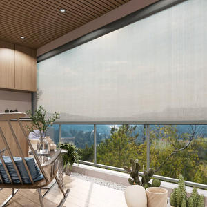 Cortinas Enrollables Automáticas Motorizadas Eléctricas Ideas, Impermeables para Exteriores, <span class=keywords><strong>Cubierta</strong></span> para Puerta de Patio, Protección Solar - Product Image 1