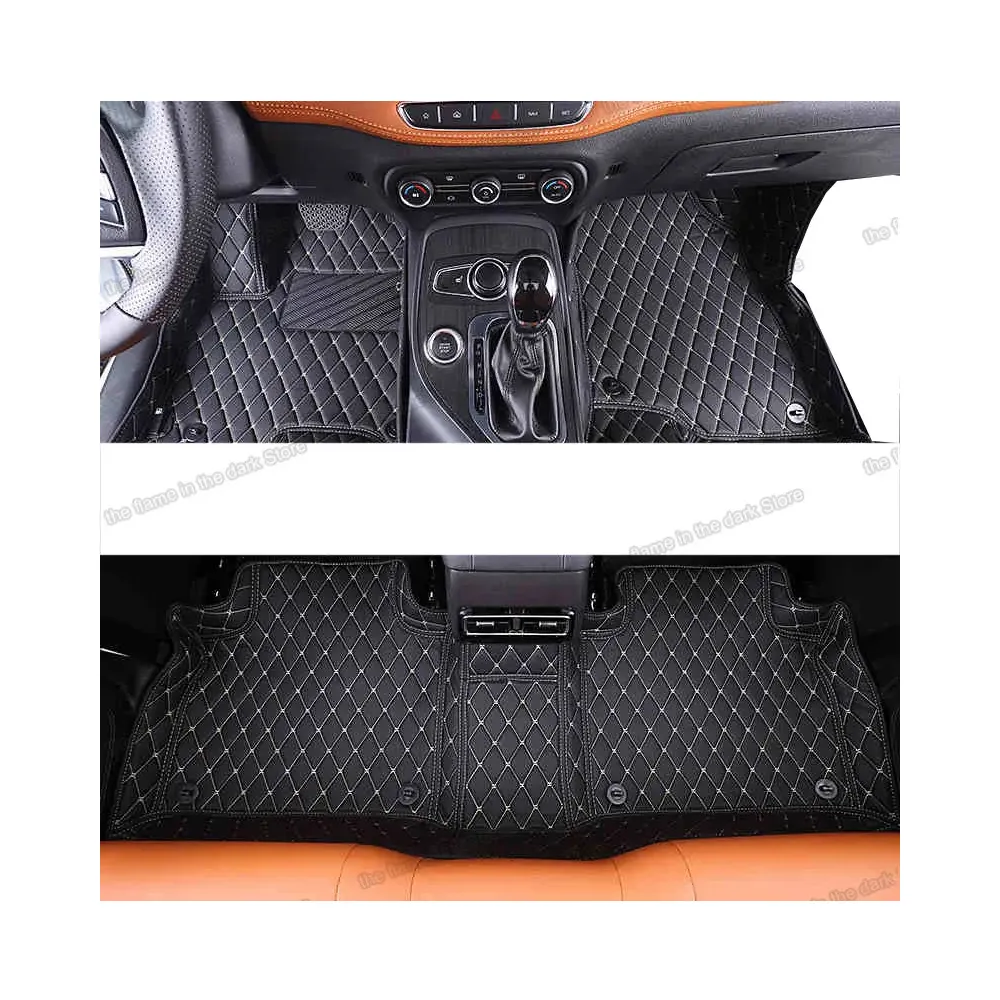 Para Chery Tiggo 5x alfombrillas de cuero para coche alfombra accesorios interiores 2015 2016 2017 2018 2019 2020 2021 2022 2023 20244