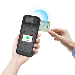 Dispositivo de mano con registro Sim certificado por el FBI MOSIP, terminal Android con lector de tarjetas inteligentes, impresora de tarjetas de identificación para telecomunicaciones - Product Image 1