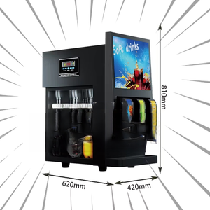 Máquina Dispensadora Automática de <span class=keywords><strong>3</strong></span> Bebidas Congeladas para Refrescos, Máquinas Comerciales de Refrescos de Cola, Refrigeración de Frutas Frías, Bebidas - Product Image 2