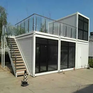 Design moderno piccola casa modulare all'ingrosso pieghevole in acciaio casa ufficio a basso prezzo per la vendita include 5 anni di garanzia