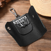 Porte-clés à clip en cuir, mini porte-clés de luxe pour sac, breloque personnalisée pour sac, fermoir de porte-clés, breloque pour clés de voiture