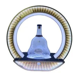Rechargeable LED Acrylic Water Resistant Adjustable Height Bottle Presenter <strong>VIP</strong> Liquor Display <strong>Stand</strong> for Bar Nightclub - Product Image 1