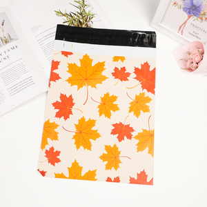 <span class=keywords><strong>2025</strong></span> Hot Bán Maple Leaf phong cách biểu tượng tùy chỉnh đầy màu sắc Poly Túi vận chuyển túi với Tear Tape cho bao bì - Product Image 6