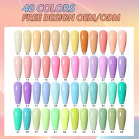 Usine En Gros 60 Couleurs Vegan Gel Vernis À Ongles Uv Vernis Gel Vernis Kit Marque Privée Vernis À Ongles Ensemble pour Salon De Manucure