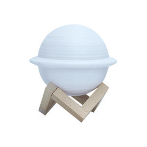 3D-geprint Saturnus LED-nachtlampje in slaapkamer Agent Sourcing China - Product Image 1