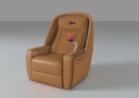 Kunden spezifische Kombination Leder Business Meeting Sofa Rindsleder Sofa Theater Liege massage Sofa Wohnzimmer Freizeit Liege