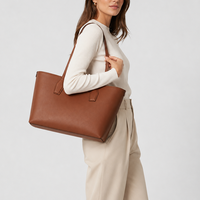 Sac fourre-tout minimaliste en cuir véritable sac à main de luxe à pour femmes pour voyage d'affaires quotidien usine directe