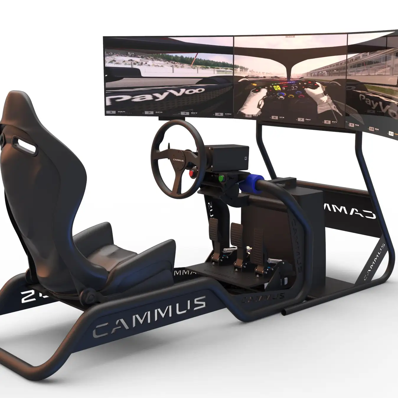 CAMMUS Novos Condução Simulador De Corridas Com Cadeira Pedal Volante Base de Jogo Simulador