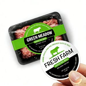 Etiquetas Adhesivas Personalizadas a Prueba de Agua para Alimentos, para Supermercados, Carne, Pescado y Productos Agrícolas - Product Image 5
