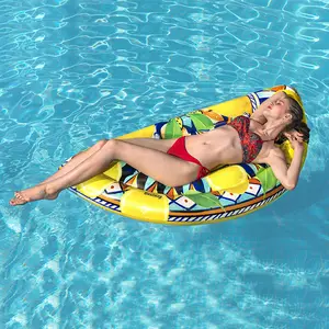 Новинка 43364, желтый плавающий коврик Bestway для взрослых, большой плавающий коврик для бассейна, плавающий водный надувной водный коврик, плавающие поплавки